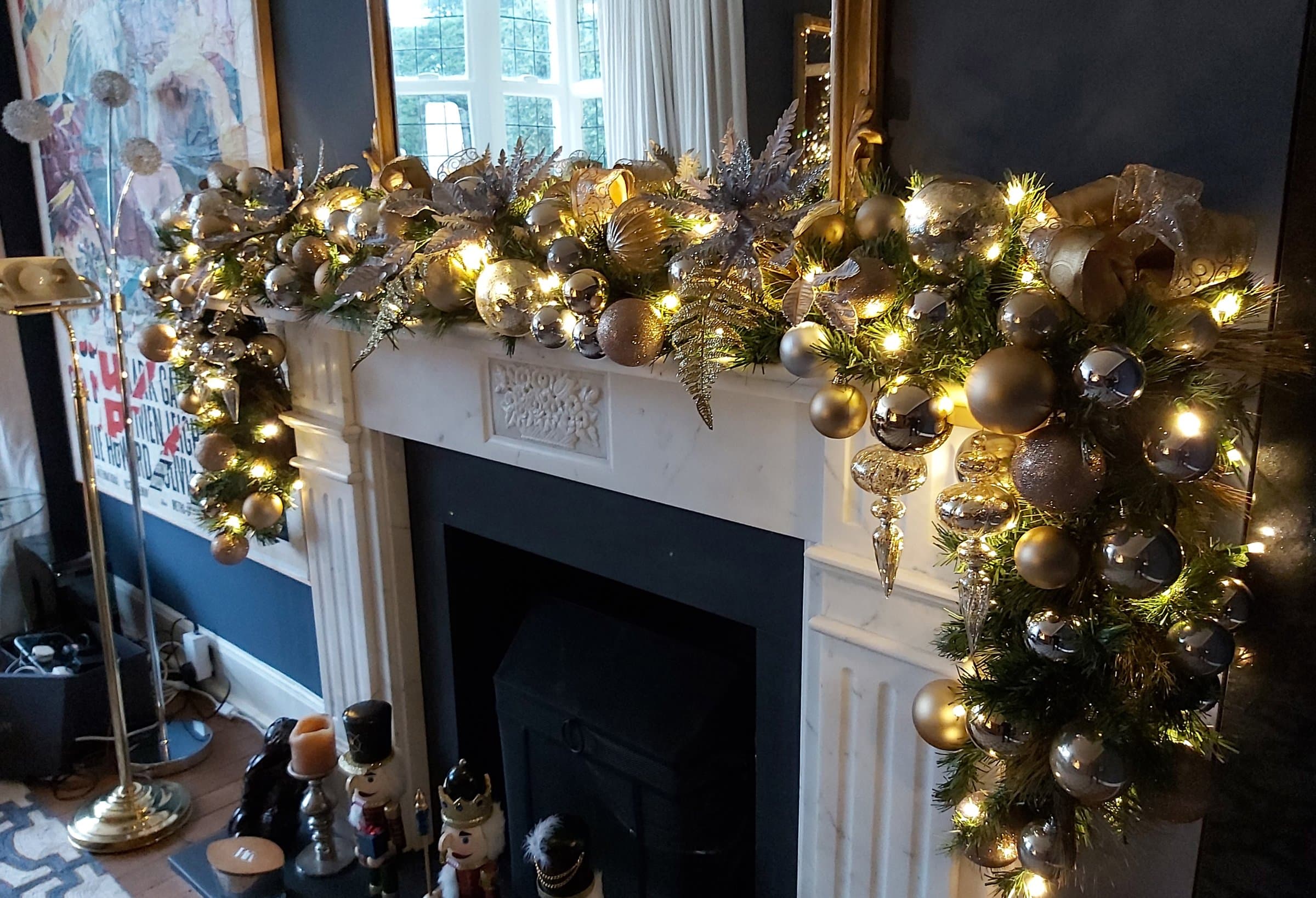Residential Christmas lighting install 7