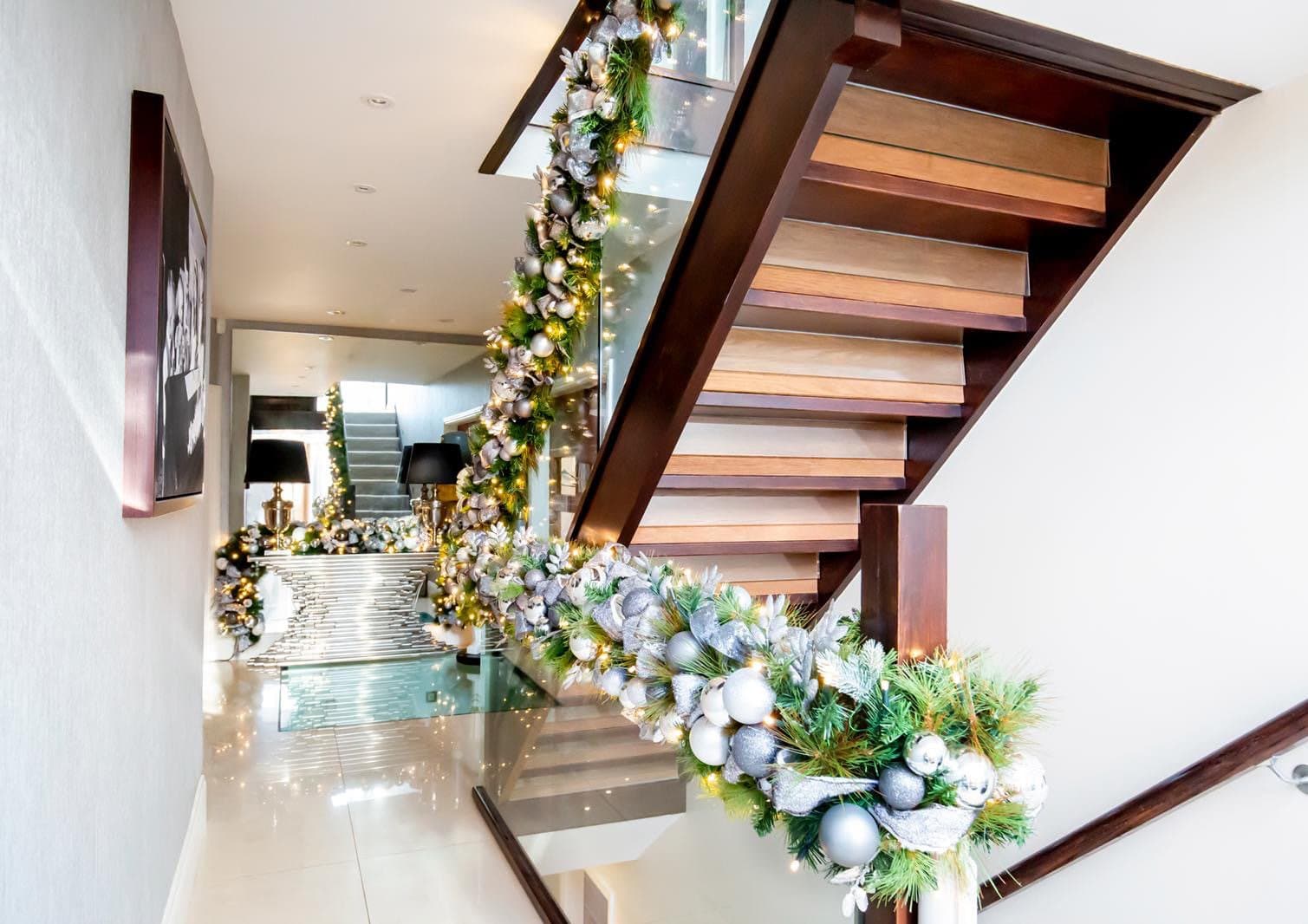 Residential Christmas lighting install 9